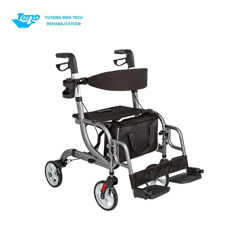 Czterokołowe starsze rollator
