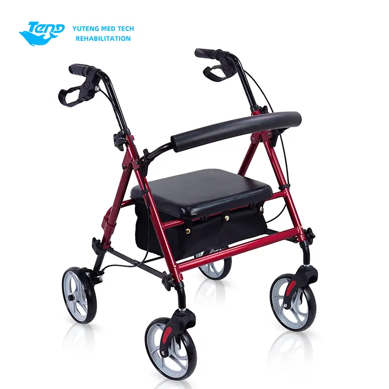 Walkator z siedziskiem i koszykiem